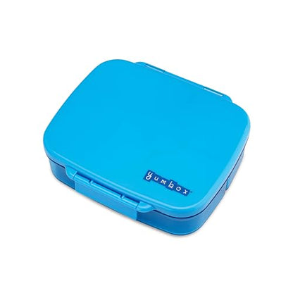 Yumbox Go Leakproof Bento Lunch Box, 5 Compartments, Miami Blue | Deep Portioned Tray | Removable Silicone Gasket | Lightweight Construction | Fits Most Lunch Bags | Easy-Clean Design - color: Miami Blue
