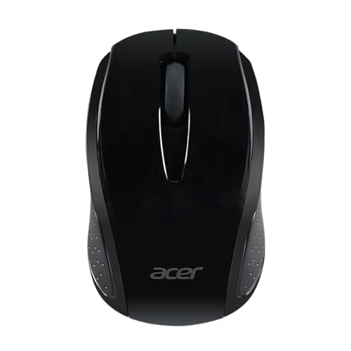 Acer RF Wireless Mouse M501 (Black), Works with Chromebook, with USB Plug and Play for Right/Left Handed Users (for Chromebooks, Windows PC & Mac, (Pack of 1) | Works with Chromebook, Windows PC, and Mac, right or left handed use, plug and play setup, lig