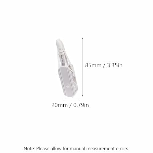 Begot Pen Shaped White Out Tape, Press Retractable, Replaceable Refill, for Corrections Office School Supplies(Purple + Grey + 4 Refills)