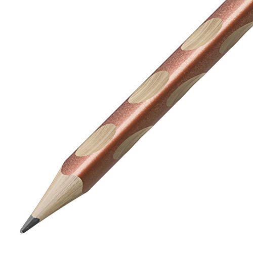 STABILO Handwriting Pencil EASYgraph S Metallic Edition HB 2 pc copper Right handed, B-56626-10