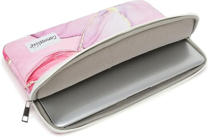 Pink Marble Laptop Sleeve Case Bag with Pocket for MacBook Air 13 inch,iPad Pro 13 inch and 12.5 inch-13.3 inch Laptops - color: Pink Marble, size: 12.5 inch-13.5 inch
