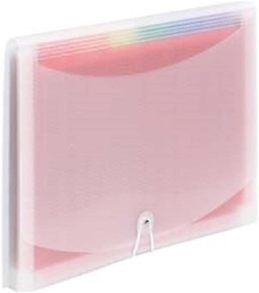 Smead Desktop Poly Expanding File Folder Organizer, Accordion File, Paper Document Storage, 12 Pockets, Flap and Cord Closure, Letter Size (70723) (Pack of 12) - size: Letter (Pack of 12), style: 12 Pocket