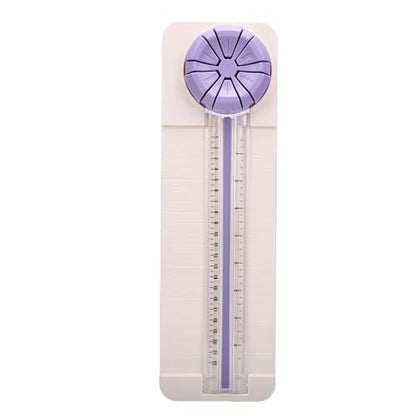 Hilitand Portable 6 in 1 Paper Cutter for Various Crafts, Versatile Trimmer for 22cm Wide Paper, Compact Cutting Tool for Classroom Settings