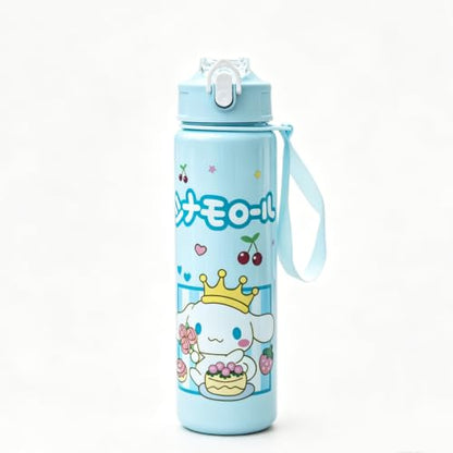 Cartoon Huntrix Water Bottle for Girls, 25oz Leak Proof with Straw Lid, Gifts for Girls (Cinnamoll) - color: Cinnamoll