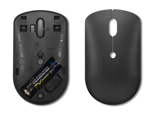 Lenovo 400 USB-C Compact Wireless Mouse, Black - color: Black
