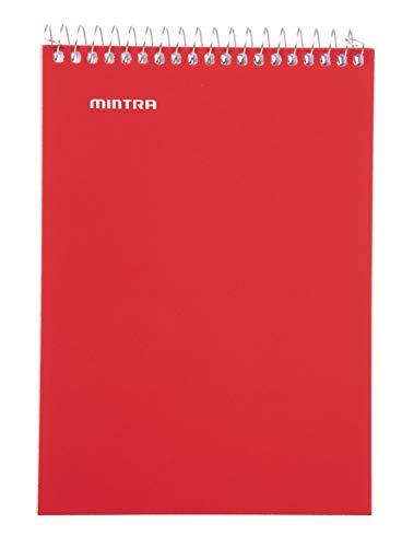 Mintra Office Small Spiral Notebooks (5x7 Top Spiral 4pk, Primary) - color: Primary, size: 5x7 Top Spiral 4pk