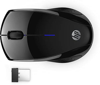 HP Wireless Mouse 220 Silent, Ambidextrous, RF Wireless, Black