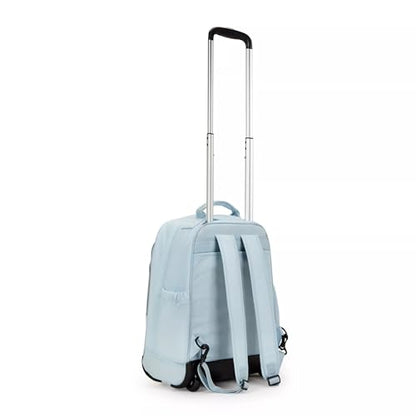 Kipling Women's Gaze 2 Wheel Rolling Backpack - color: Bridal Blue