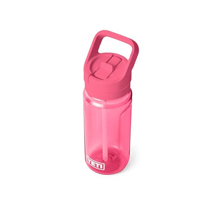 YETI Yonder 600 ml/20 oz Water Bottle with Yonder Straw Cap, Tropical Pink - color: Tropical Pink, size: 20 Ounces