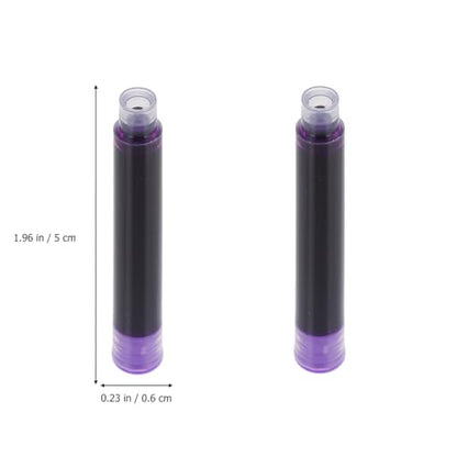 50pcs Erasable Ink Refills for Fountain Pens Absorbent Cartridges for Students and Office Use Easy Ink Filling for Smooth Writing