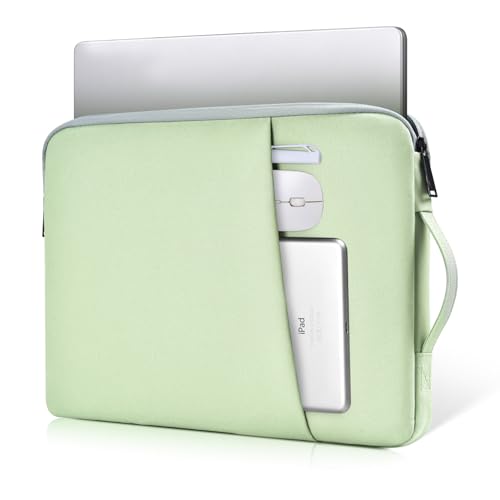 16 inch Laptop Sleeve for Lenovo Yoga 7i 16"/ Lenovo Slim Laptop/ThinkPad E16/ ThinkBook, Dell Inspiron 16 Plus Carrying Case Bag, Green - color: Green, size: 15-16 Inch