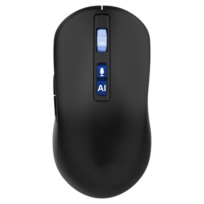 Azpen VoiceX Pro Wireless AI Mouse for PC and Laptop with Voice Input, Live Translation, ChatGPT Support, and One-Touch Search