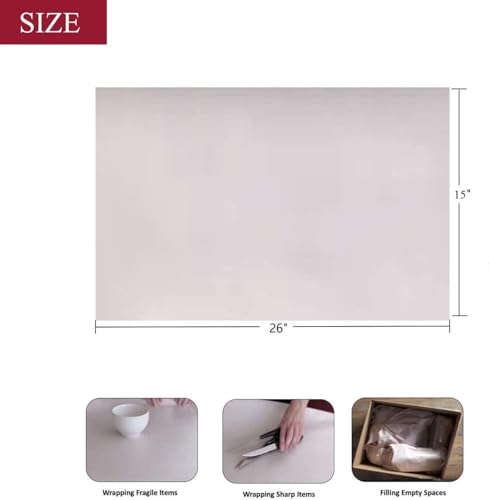 Newsprint Packing Paper Sheets for Moving, Shipping, Box Filler, Wrapping and Protecting Fragile Items 1.3 Lbs (50 Sheets, 26” x 15”) - size: 50 Sheets (15"W x 26"L)