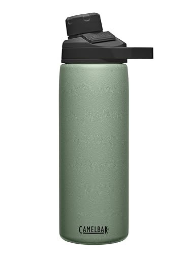CamelBak Chute Mag Vacuum Insulated Stainless Steel Water Bottle, Magnetic Leak‑Resistant Cap for Everyday Hydration - color: Moss, size: 20 Ounces