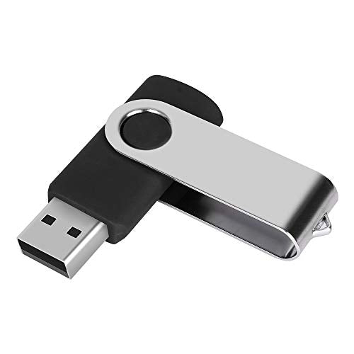 256MB Bulk Flash Drive 50 Pack EASTBULL USB 2.0 Flash Drives Bulk (Black) | Metal Thumb Drives Bulk 256MB USB Drives Pack with 50 Lanyards for Data Storage - size: 256MB, style: 50Pack