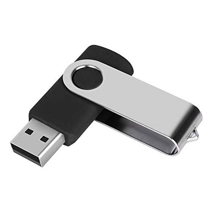 256MB Bulk Flash Drive 50 Pack EASTBULL USB 2.0 Flash Drives Bulk (Black) | Metal Thumb Drives Bulk 256MB USB Drives Pack with 50 Lanyards for Data Storage - size: 256MB, style: 50Pack