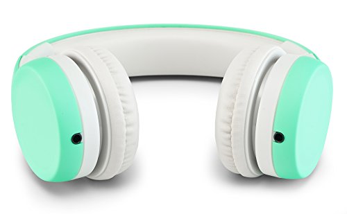 Nenos Kids Headphones Children's Over Ear Computer Volume Limited for Kids Foldable (Mint) - color: Mint