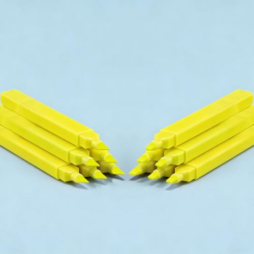 konket- Aesthetic Bible Highlighters No Bleed, Cute Pastel Highlighters, 12 pcs Chisel Tip for journaling supplies(Yellow)