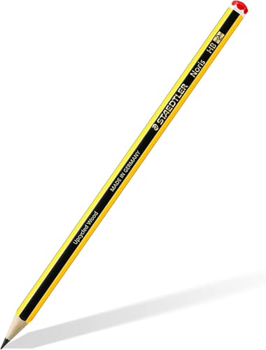STAEDTLER Noris 120 Upcycled Wood Graphite Pencil - Break-Resistant Pencils - Envelope Gift Class Pack of 24 (Grade HB)