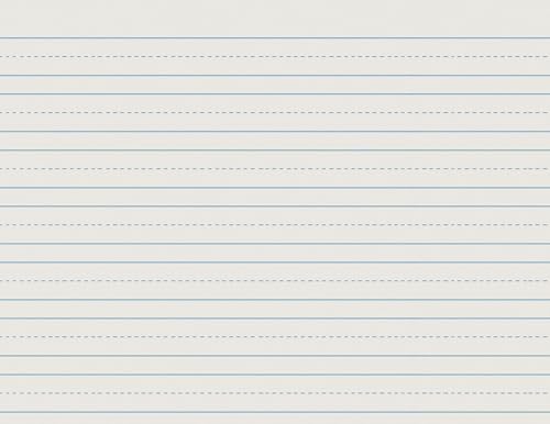 School Smart - 85350 Skip-A-Line Ruled Writing Paper, 3/4 Inch Ruled Long Way, 10-1/2 x 8 Inches, Pack of 500 White - size: 10.5" x 8" - 3/4" Ruled