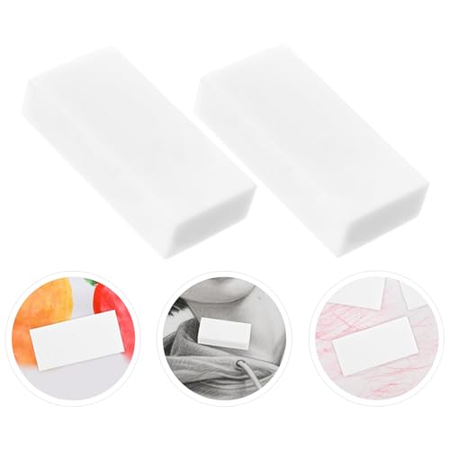 ERINGOGO 20pcs White Pencil Erasers, Soft Rectangular PVC Erasers for Drawing, Sketching, and Painting Supplies, Student Art and School Use