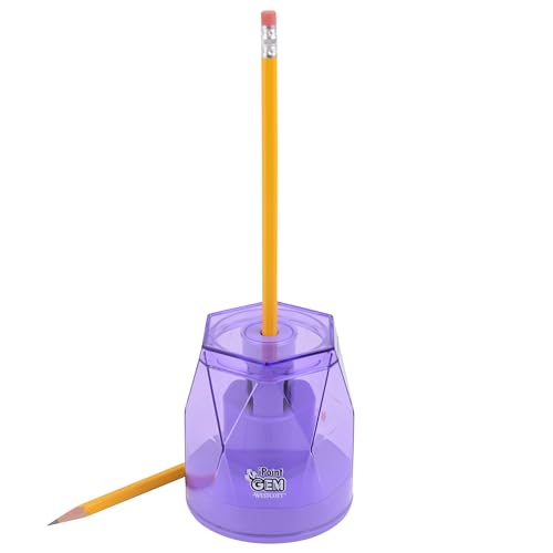 Westcott iPoint® GEM Battery Pencil Sharpener, Purple (00576) - color: Purple