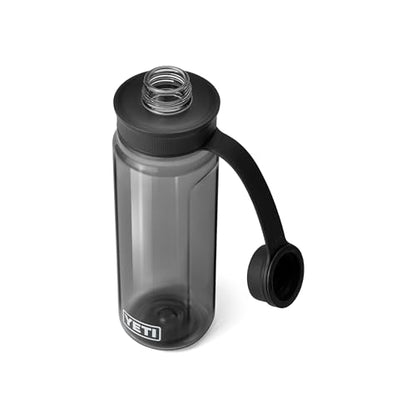 YETI Yonder Water Bottle with Yonder Tether Cap, Lightweight, Leakproof and BPA-Free - color: Charcoal, size: 25 Ounces