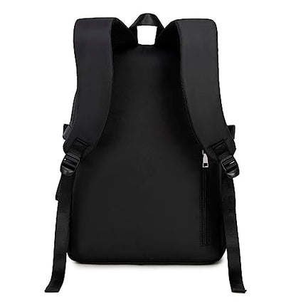 Acmebon Girl Roomy Fashion Laptop Backpack Set Casual Daypack Set for Women Black - color: Black