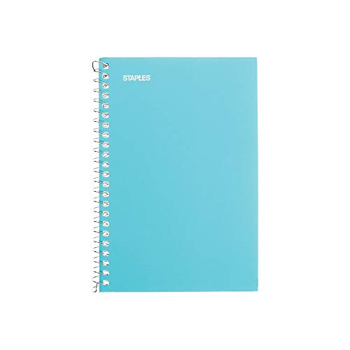 STAPLES Memo Pads, 4” x 6”, College Ruled, Assorted Colors, 50 Sheets/Pad, 5‑Pack