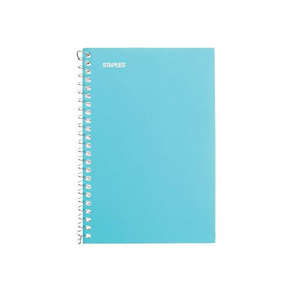 STAPLES Memo Pads, 4” x 6”, College Ruled, Assorted Colors, 50 Sheets/Pad, 5‑Pack