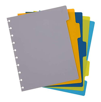 Talia Discbound Notebooks, Planner, Customizable, (Strong Purple, Midsize (7.5in x 9.75in)) - color: Strong Purple, size: Midsize (7.5in x 9.75in)
