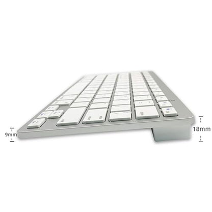 Wireless Korean Keyboard, Minority Language Hangul Keyboard Ultra Thin Lightweight Silent Bluetooth Keyboards for Laptop/Computer/Surface/Desktop/Smart TV (Korean) - style: Korean