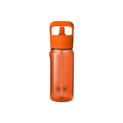 YETI Yonder 600 ml/20 oz Water Bottle with Yonder Straw Cap, King Crab - color: Orange, size: 20 Ounces