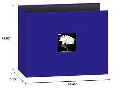 Pioneer 3-Ring Fabric Album 12"X12" - Blue - color: Cobalt Blue, size: 12"x12"