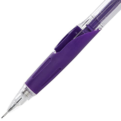 Pentel Twist-Erase Click Mechanical Pencil, (0.5mm), Assorted Barrels, 2 Eraser Refills and Lead, Color May Vary, Pack of 2 (PD275TLEBP2)