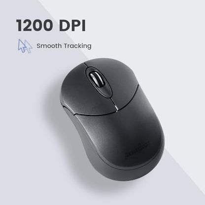 Perixx PERIMICE-802 Wireless Bluetooth Mouse - Portable Design - Compatible with Windows, iOS, and Android PC, Laptop, Tablet, and Smartphone - Graphite Gray (12177) - color: Graphite, size: Pack of 1