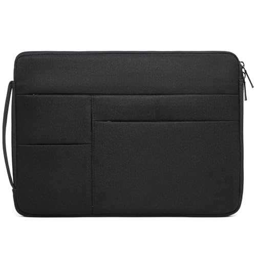HYZUO 13.3-14 Inch Laptop Sleeve Bag for MacBook Pro 14 M5-M1 Pro/Max A3426 A3427 2026-2021, MacBook Air/Pro 13, 13.8-13.5 Surface Laptop/Book, NoteBook Case for 13" HP Dell Lenovo Asus, Black - color: Classic Black, size: 13.3-14 Inch