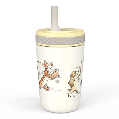 Zak Designs Disney Winnie the Pooh Kelso Toddler Cups For Travel or At Home, 12oz Vacuum Insulated Stainless Steel Sippy Cup With Leak-Proof Design is Perfect For Kids (Winnie the Pooh & Friends) - color: Winnie the Pooh & Friends