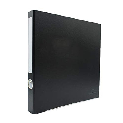 3-Ring Premium Binder - Black, 1.5" Spine, by Bindertek | 225 Sheet Capacity, 1" D-Rings, Linen-Textured Covers, Steel Reinforced Edges, Spine Label Included - color: Black, size: 1" Spine