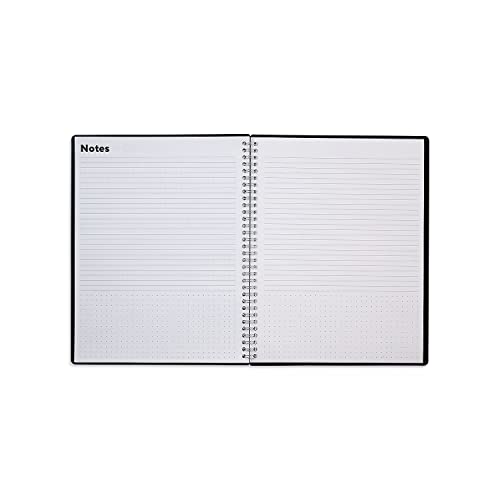 TRU RED Academic Weekly Teacher Planner, 8.5 x 11 Inch, Lesson Planning & Scheduling Layout, Black, Undated School Planner, 3 Pack - style: 3 Pack