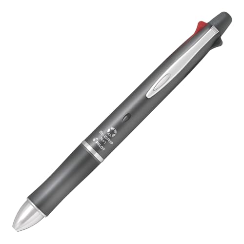 Pilot Dr. Grip Multi Function Pen, 0.5mm Acro Ink Ballpoint Pen, 0.5mm Mechanical Pencil, Gray (BKHDF1SEF-GY) - color: Black