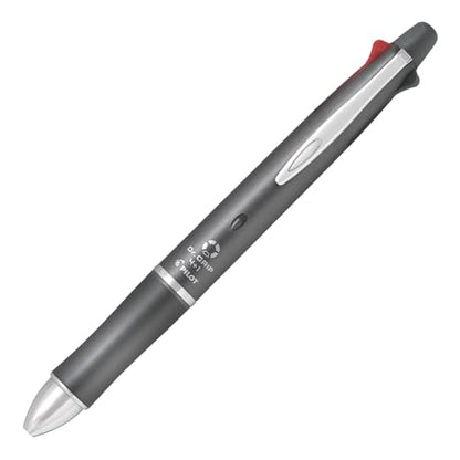Pilot Dr. Grip Multi Function Pen, 0.5mm Acro Ink Ballpoint Pen, 0.5mm Mechanical Pencil, Gray (BKHDF1SEF-GY) - color: Black