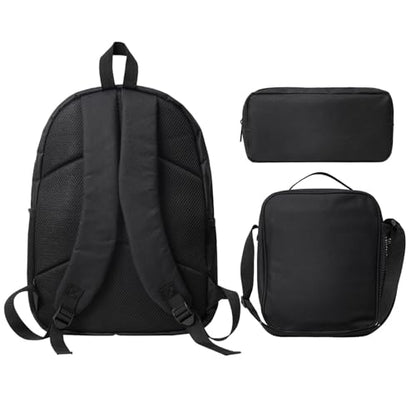 Aztec Geo Striped Pattern Commuter Bag Lunch Container Bag And Pouch | Generous Storage 3 In 1 Rucksack Combination, Padded Laptop Shoulder Bag With Cooler Lunch Bag And Slim Organizer Pouch - color: 6
