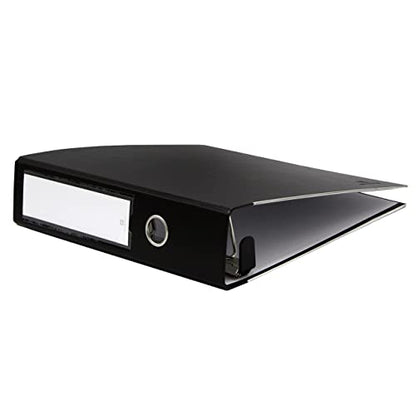 3-Ring Premium Binder - Black, 3" Spine, by Bindertek | 525 Sheet Capacity, 2" D-Rings, Linen-Textured Covers, Steel Reinforced Edges, Spine Label Included - color: Black, size: 3" Spine