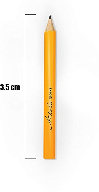 Mini Golf Pencils No Erasers, 96 Count, Pre-Sharpened #2 HB - size: 96 Count (Pack of 1), style: Golf Pencils Without Erasers