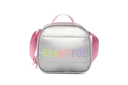 Rolling Backpack, 17 inch Water Resistant Wheeled Laptop Backpack, Overnight College Computer Bag Trolley Suitcase for Men Women Adults to Travel(BEAUTIFUL SILVER) - color: Beautiful Silver