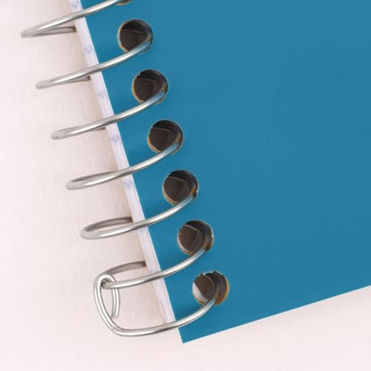 Mead Five Star Wirebound Notebook, 2-Subject, Medium/College Rule, 80 Sheets 19x13.9 cm (7.5x5.5") Assorted Cover Color
