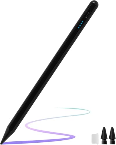 Stylus Pen for Samsung Galaxy Tab A11+/A11/A9+/A9/A8/A7 Tablet Pens for iOS/Android/Windows Stylists Pen with Dual Touch Screen Stylus Pencil (Black) - color: Black