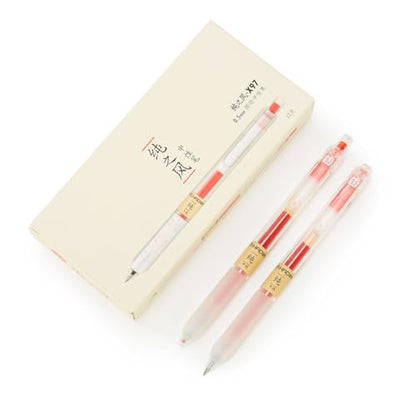 czxwyst X97 Retractable Gel Ink Pens 0.5mm Fine Point (Red Color 12-Pack) - color: Red Color 12-Pack