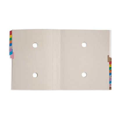 Blue Summit Supplies A-Z Desk File Sorter, Letter, 20 Dividers, Blue | Expanding alphabetical sorter, 20 A-Z dividers, for mail, files, invoices, and desktop organization